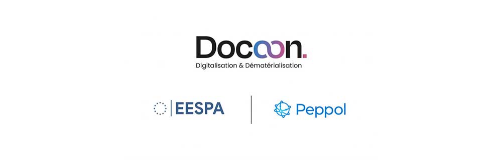 Docoon est membre de l'EESPA et d'OpenPeppol