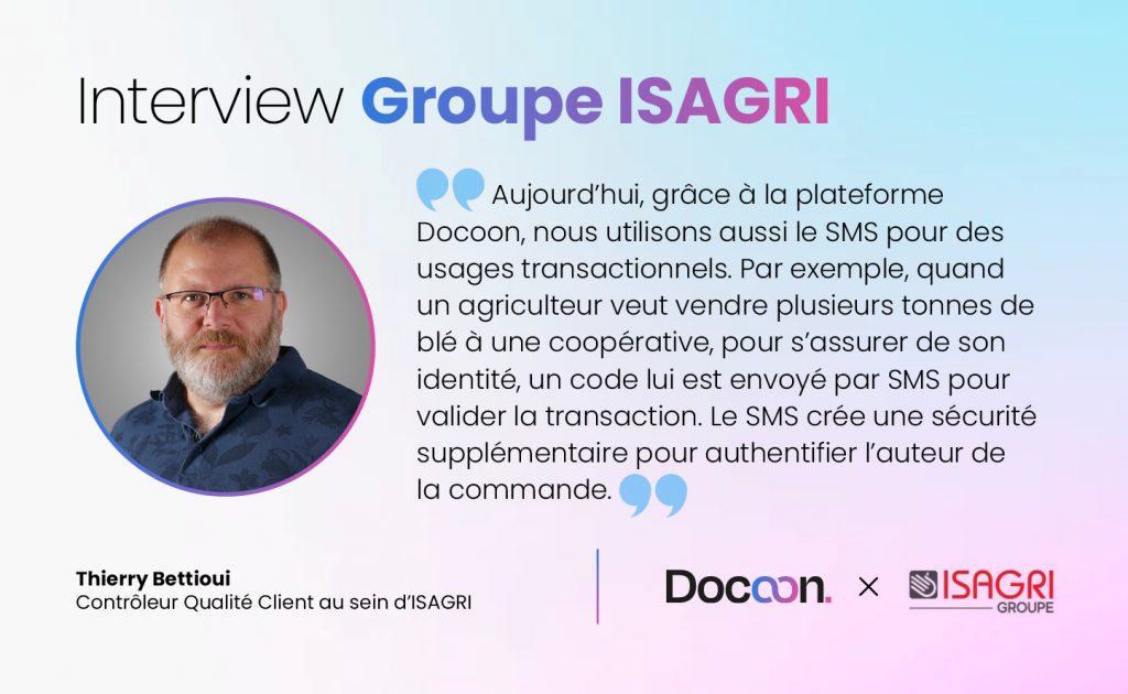 Comment ISAGRI utilise la plateforme Docoon pour ses envois SMS