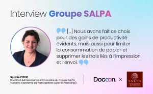 Sophie ZICHE, DAF Groupe SALPA - Le Groupe SALPA choisit Docoon