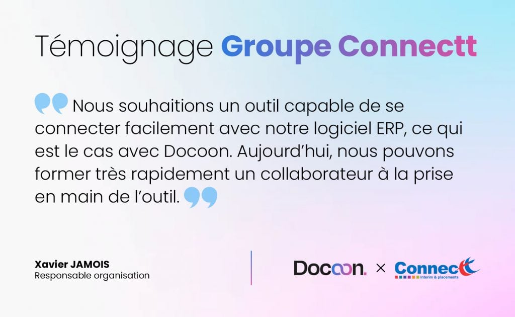 Témoignage Groupe Connectt x Docoon