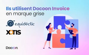 Accueil PDP - Docoon Post LinkedIn Article de blog Partenaires marque grise Novembre v1 Illustration de l'article : Xotis et Equideclic choisissent Docoon Invoice en marque grise